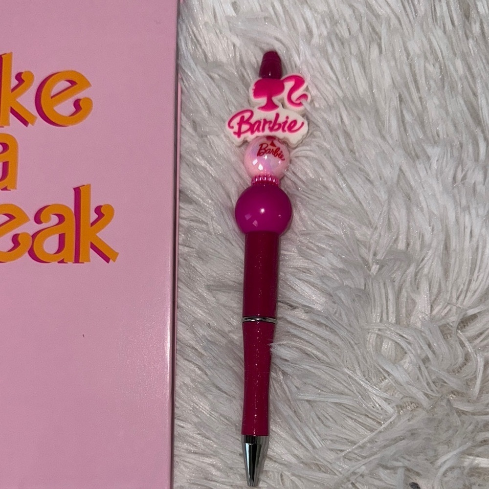 Pink 'Take a Break' Notebook with Pen (B) - Picture 3 of 4